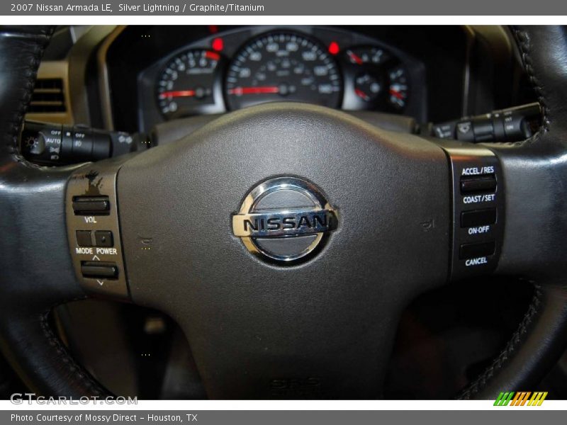 Silver Lightning / Graphite/Titanium 2007 Nissan Armada LE