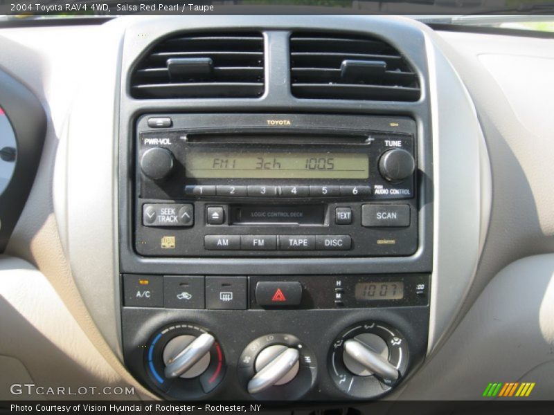 Salsa Red Pearl / Taupe 2004 Toyota RAV4 4WD