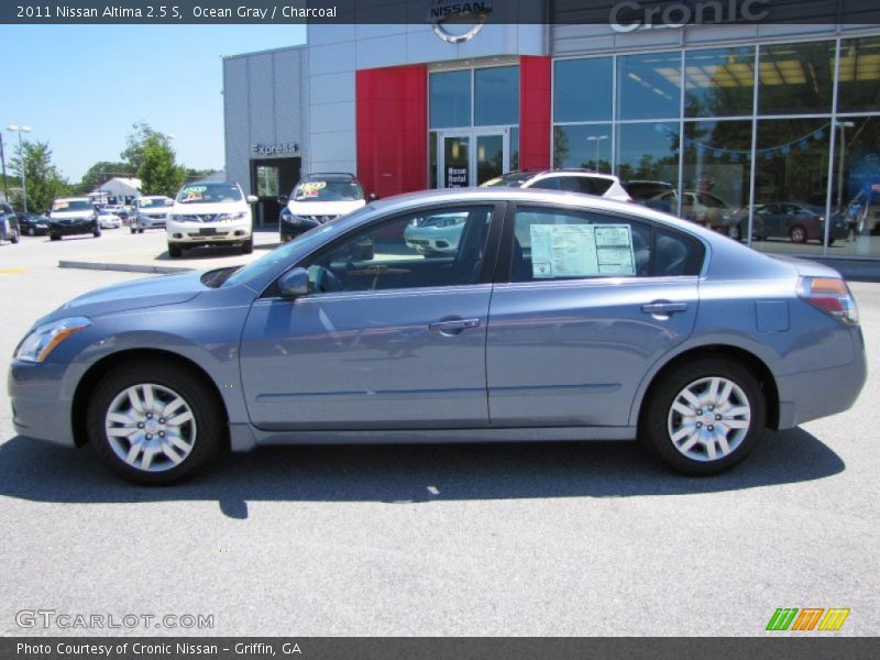 Ocean Gray / Charcoal 2011 Nissan Altima 2.5 S