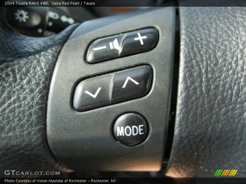 Salsa Red Pearl / Taupe 2004 Toyota RAV4 4WD