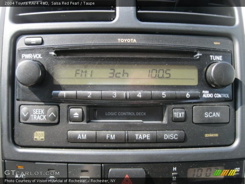 Salsa Red Pearl / Taupe 2004 Toyota RAV4 4WD