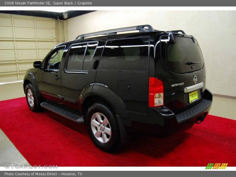 Super Black / Graphite 2008 Nissan Pathfinder SE