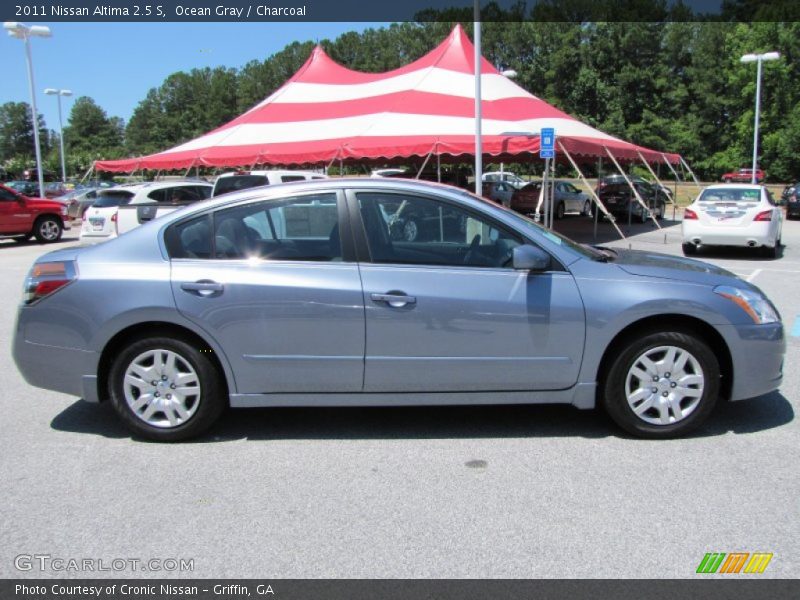 Ocean Gray / Charcoal 2011 Nissan Altima 2.5 S