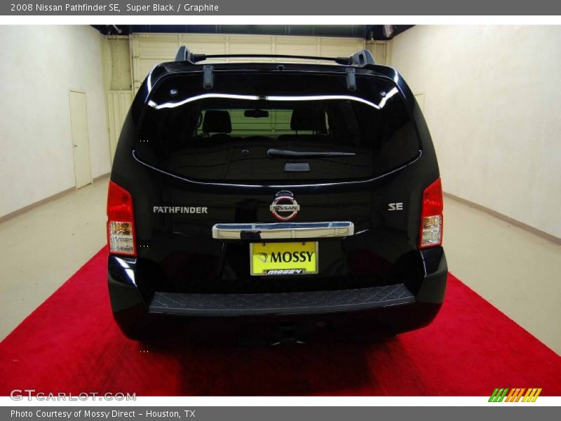 Super Black / Graphite 2008 Nissan Pathfinder SE