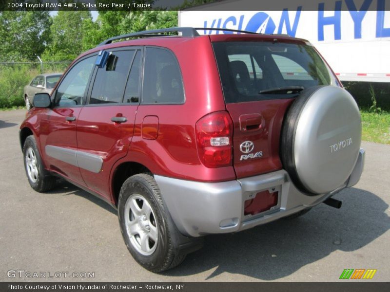 Salsa Red Pearl / Taupe 2004 Toyota RAV4 4WD