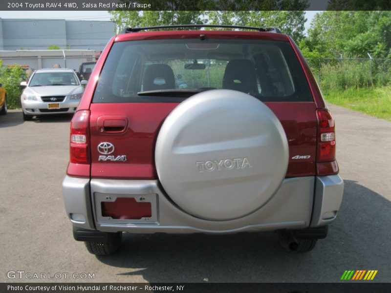 Salsa Red Pearl / Taupe 2004 Toyota RAV4 4WD
