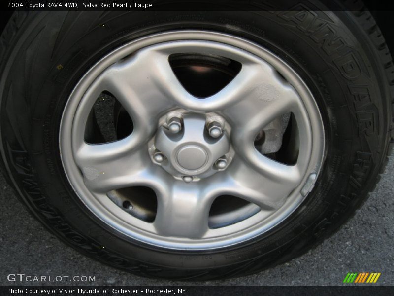 Salsa Red Pearl / Taupe 2004 Toyota RAV4 4WD