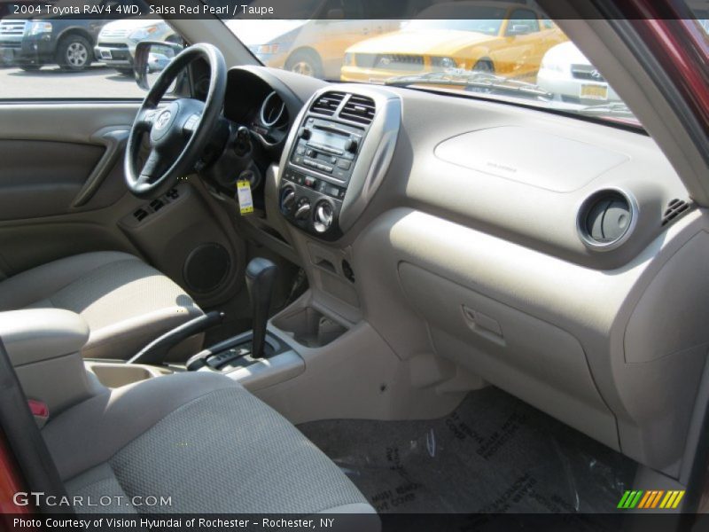 Salsa Red Pearl / Taupe 2004 Toyota RAV4 4WD