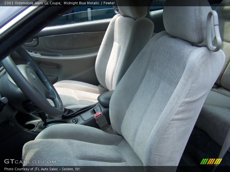 Midnight Blue Metallic / Pewter 2001 Oldsmobile Alero GL Coupe