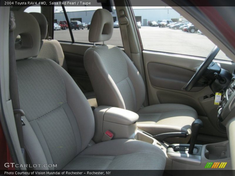 Salsa Red Pearl / Taupe 2004 Toyota RAV4 4WD