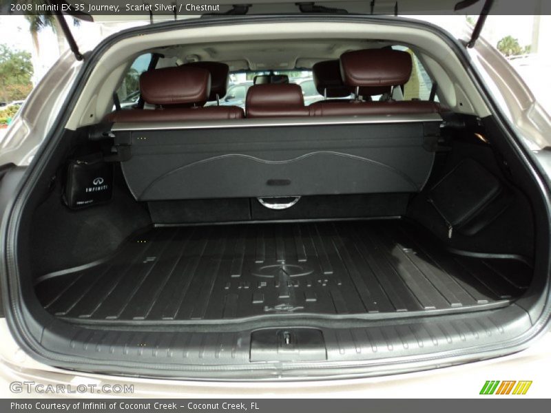 Scarlet Silver / Chestnut 2008 Infiniti EX 35 Journey