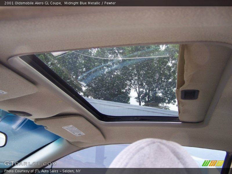 Midnight Blue Metallic / Pewter 2001 Oldsmobile Alero GL Coupe