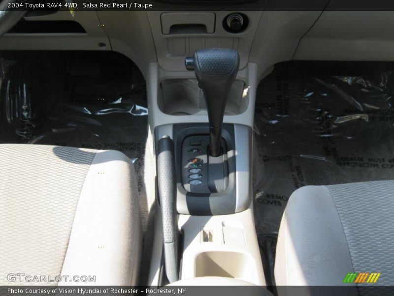 Salsa Red Pearl / Taupe 2004 Toyota RAV4 4WD