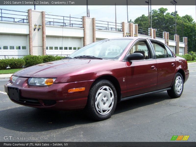 Cranberry / Tan 2001 Saturn S Series SL2 Sedan
