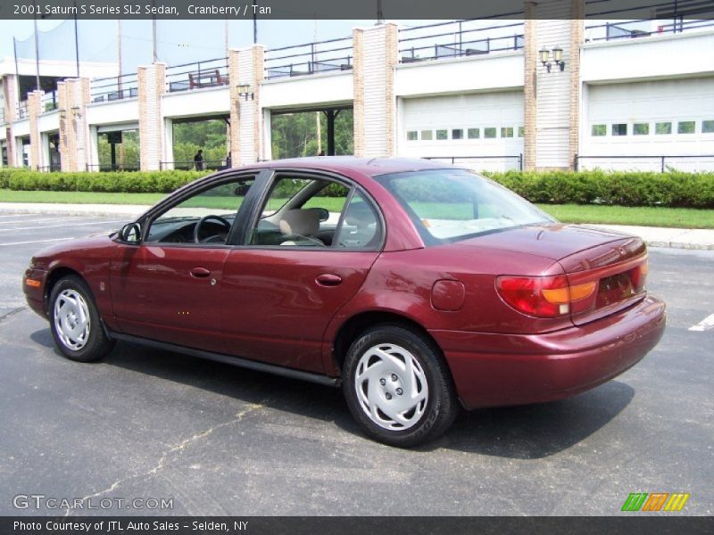 Cranberry / Tan 2001 Saturn S Series SL2 Sedan