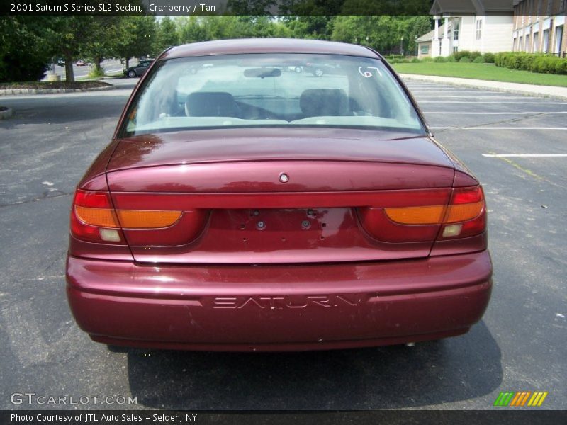 Cranberry / Tan 2001 Saturn S Series SL2 Sedan