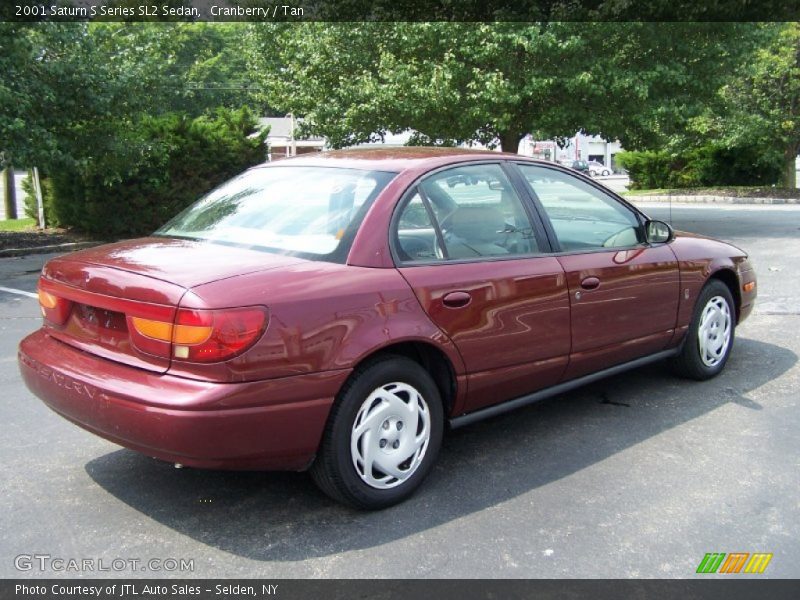 Cranberry / Tan 2001 Saturn S Series SL2 Sedan