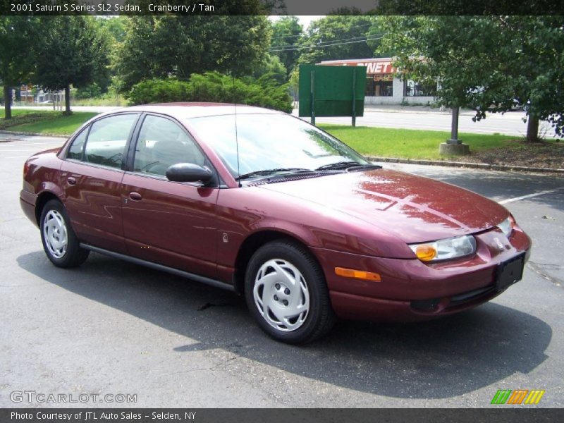 Cranberry / Tan 2001 Saturn S Series SL2 Sedan