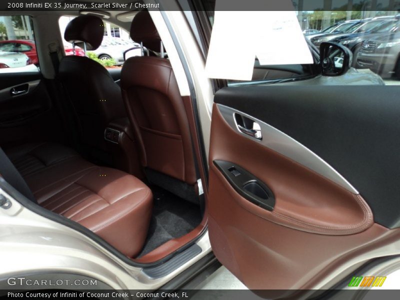 Scarlet Silver / Chestnut 2008 Infiniti EX 35 Journey
