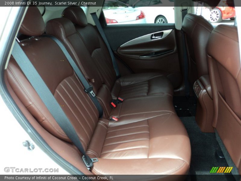 Scarlet Silver / Chestnut 2008 Infiniti EX 35 Journey