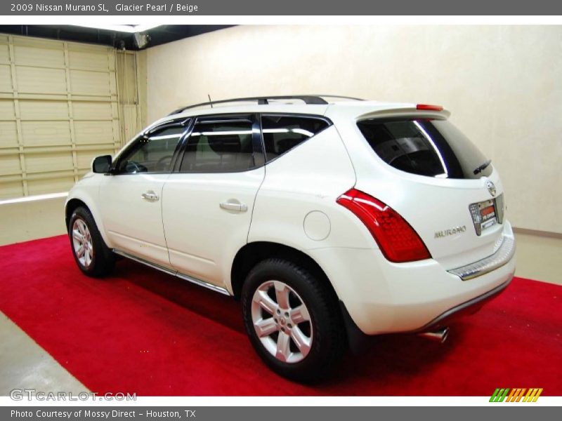 Glacier Pearl / Beige 2009 Nissan Murano SL