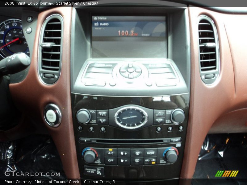 Scarlet Silver / Chestnut 2008 Infiniti EX 35 Journey