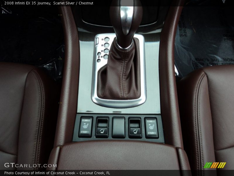 Scarlet Silver / Chestnut 2008 Infiniti EX 35 Journey