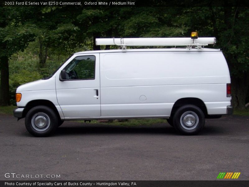 Oxford White / Medium Flint 2003 Ford E Series Van E250 Commercial