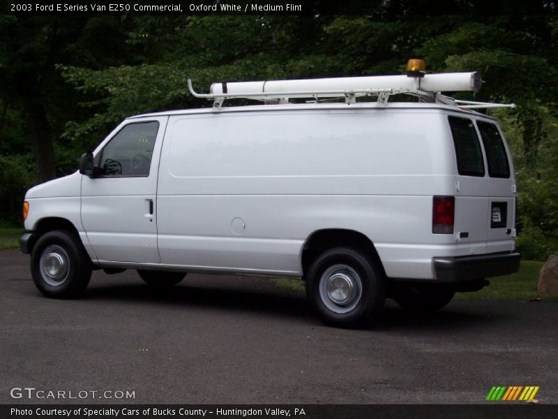Oxford White / Medium Flint 2003 Ford E Series Van E250 Commercial
