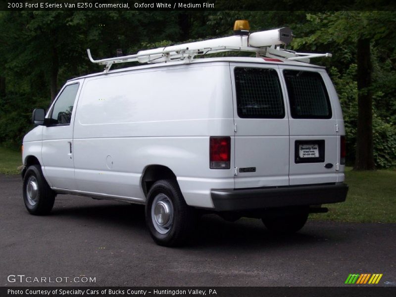 Oxford White / Medium Flint 2003 Ford E Series Van E250 Commercial
