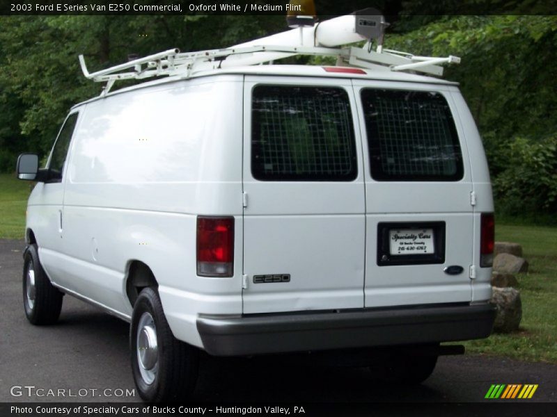 Oxford White / Medium Flint 2003 Ford E Series Van E250 Commercial