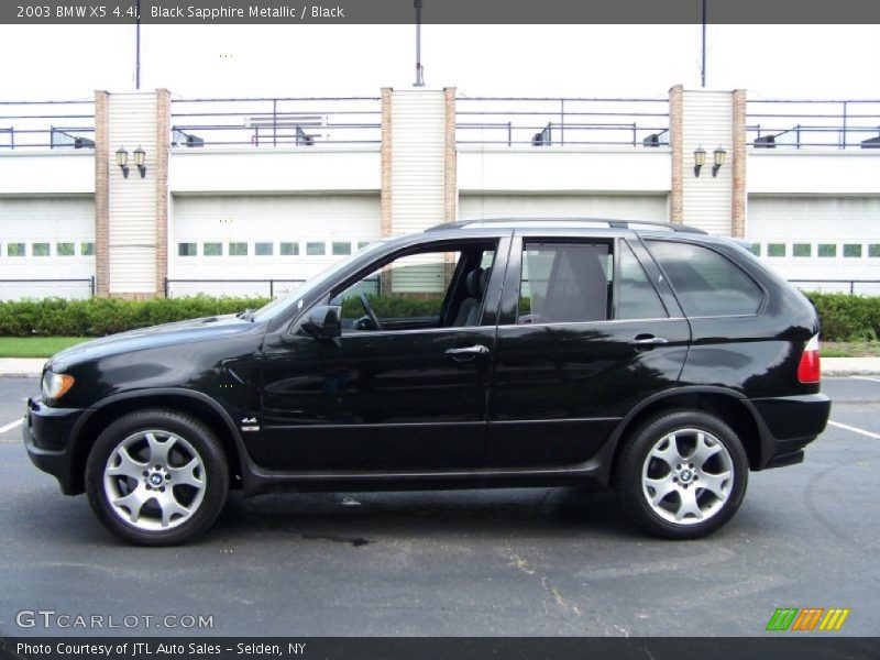 Black Sapphire Metallic / Black 2003 BMW X5 4.4i