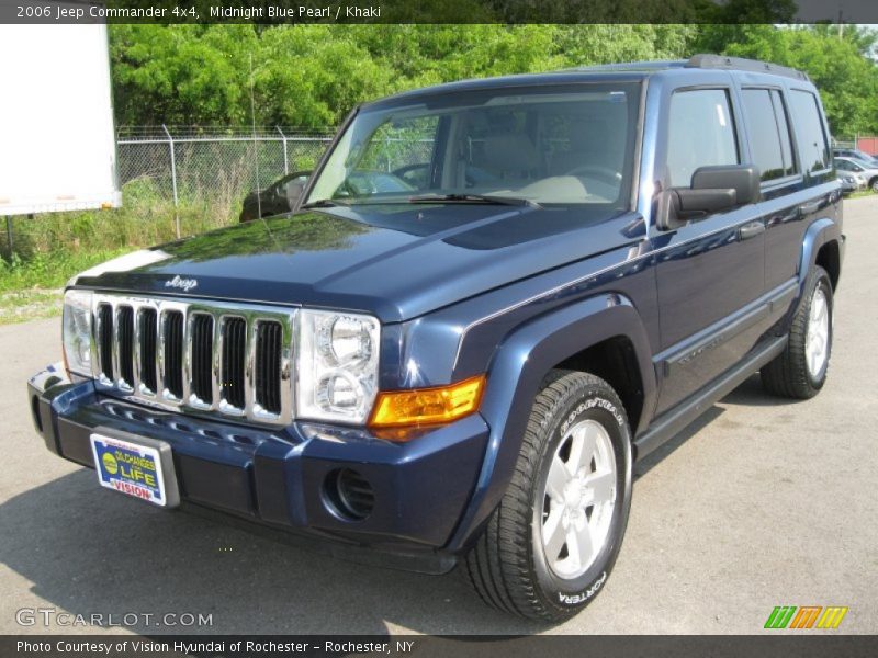 Midnight Blue Pearl / Khaki 2006 Jeep Commander 4x4