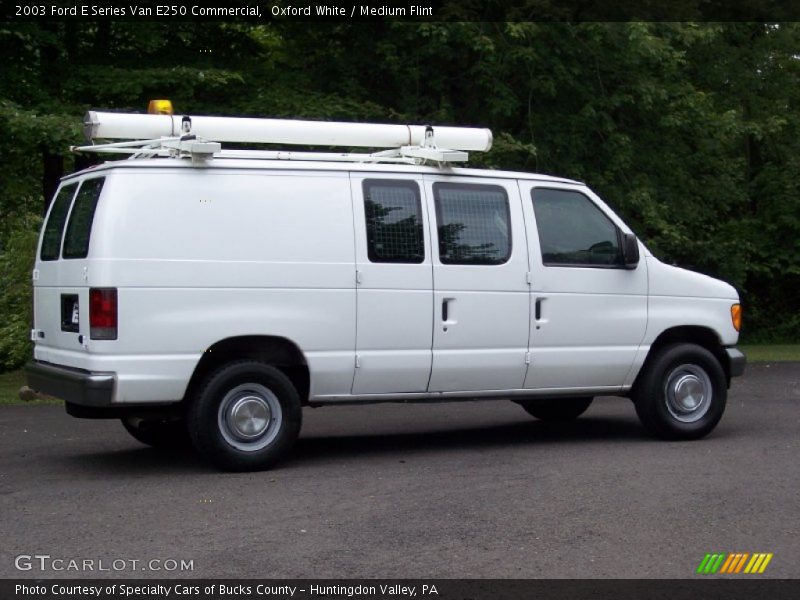 Oxford White / Medium Flint 2003 Ford E Series Van E250 Commercial