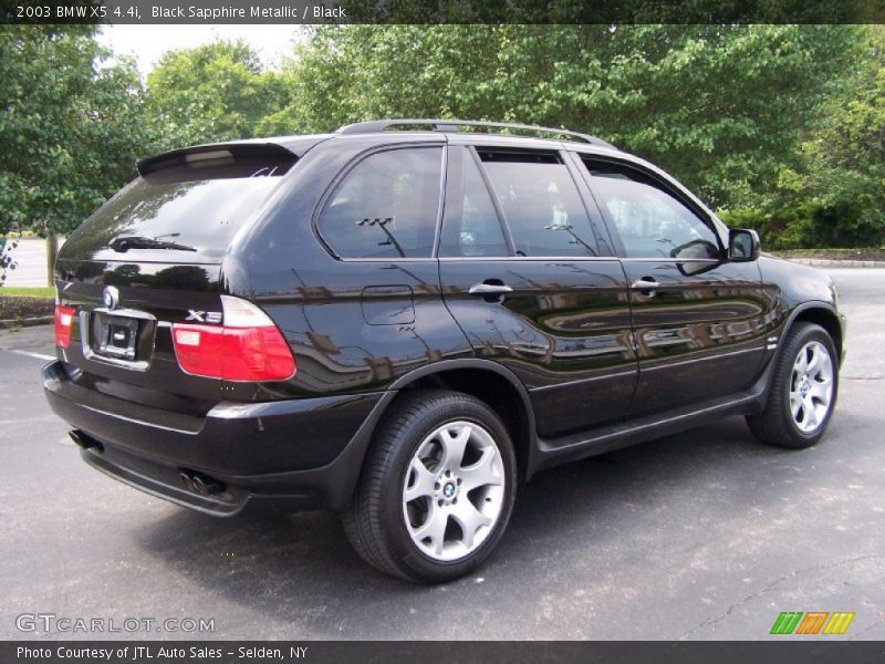 Black Sapphire Metallic / Black 2003 BMW X5 4.4i