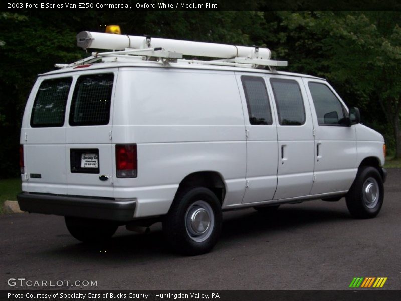 Oxford White / Medium Flint 2003 Ford E Series Van E250 Commercial