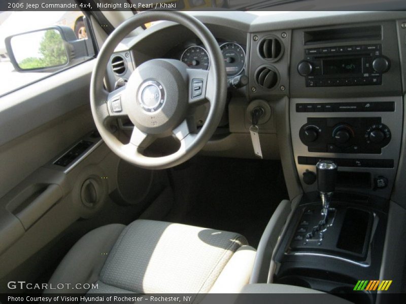 Midnight Blue Pearl / Khaki 2006 Jeep Commander 4x4