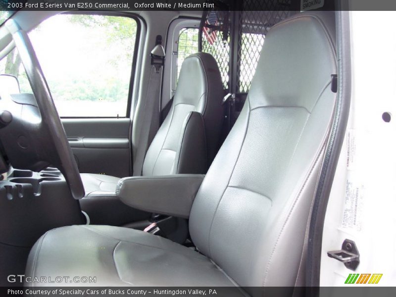 Oxford White / Medium Flint 2003 Ford E Series Van E250 Commercial