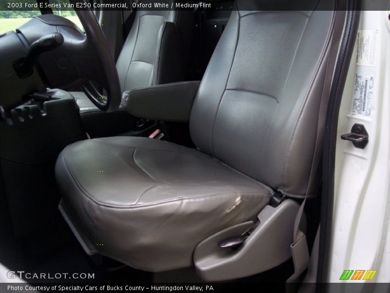 Oxford White / Medium Flint 2003 Ford E Series Van E250 Commercial