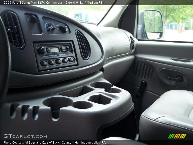 Oxford White / Medium Flint 2003 Ford E Series Van E250 Commercial
