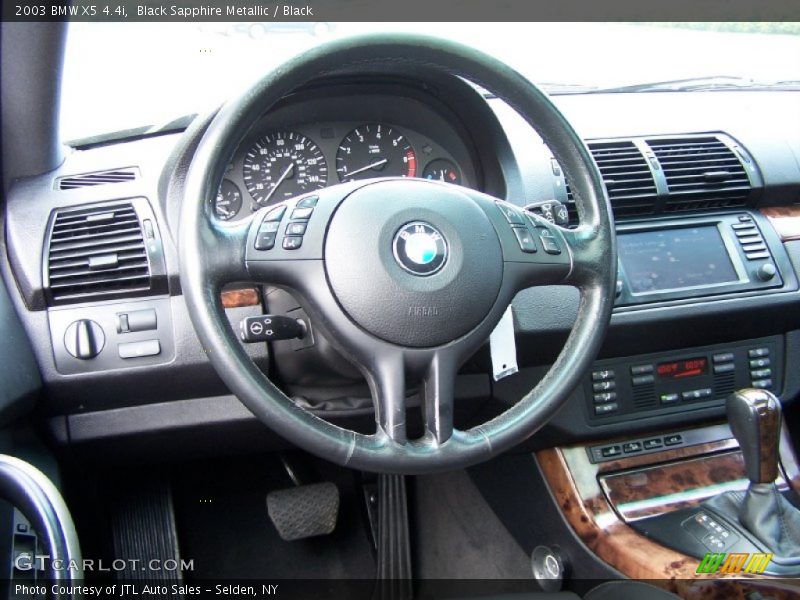 Black Sapphire Metallic / Black 2003 BMW X5 4.4i