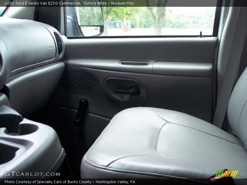 Oxford White / Medium Flint 2003 Ford E Series Van E250 Commercial