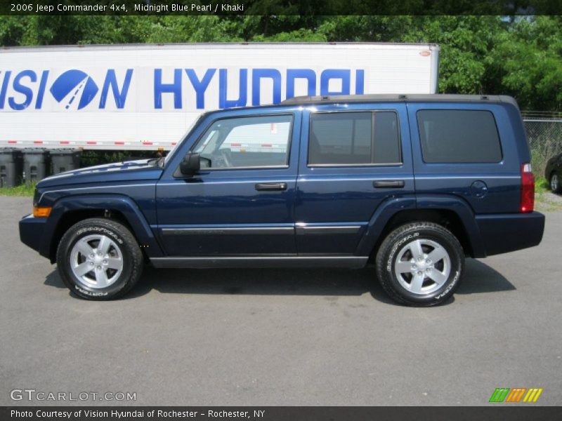 Midnight Blue Pearl / Khaki 2006 Jeep Commander 4x4