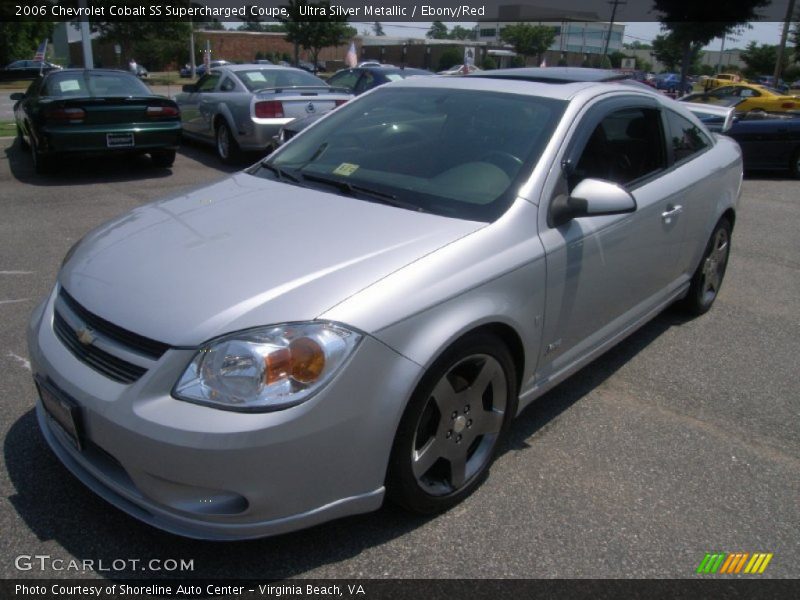 Ultra Silver Metallic / Ebony/Red 2006 Chevrolet Cobalt SS Supercharged Coupe