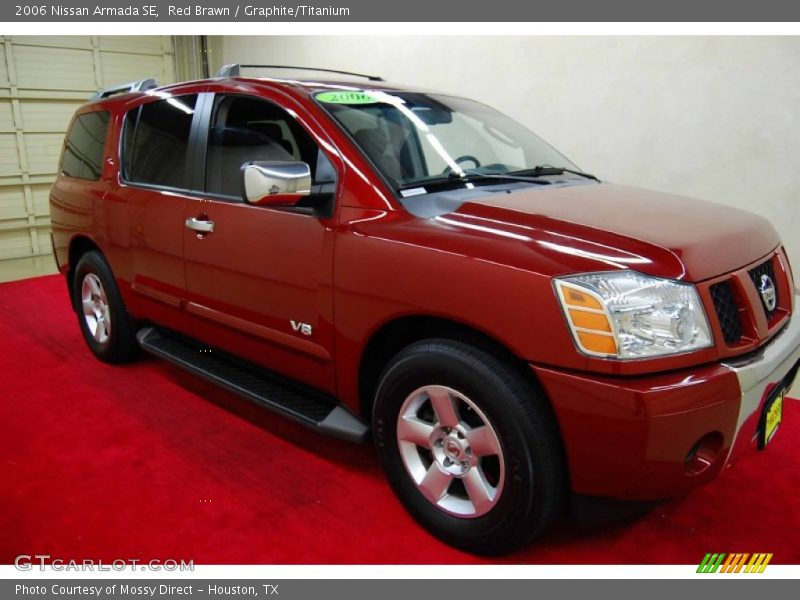 Red Brawn / Graphite/Titanium 2006 Nissan Armada SE