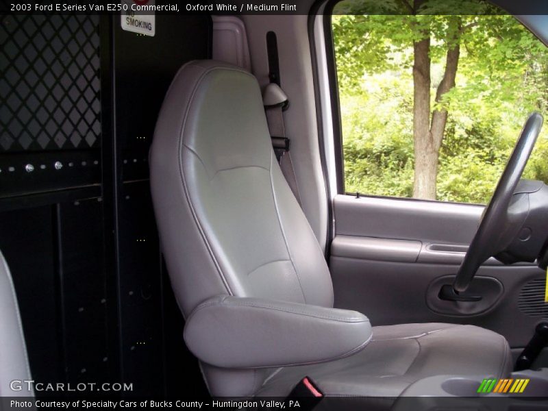 Oxford White / Medium Flint 2003 Ford E Series Van E250 Commercial