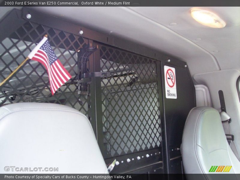 Oxford White / Medium Flint 2003 Ford E Series Van E250 Commercial