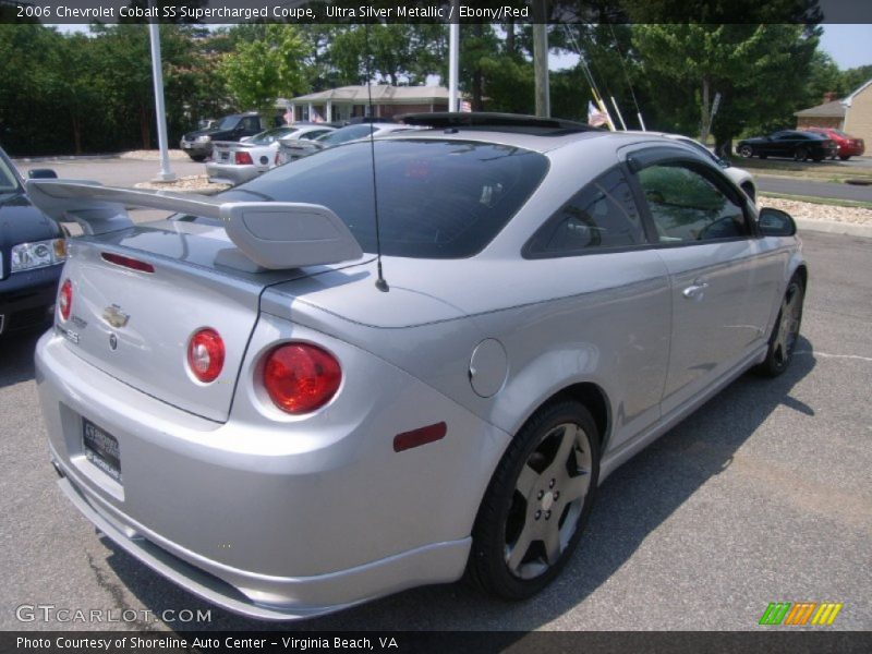 Ultra Silver Metallic / Ebony/Red 2006 Chevrolet Cobalt SS Supercharged Coupe