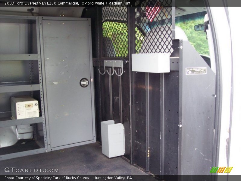 Oxford White / Medium Flint 2003 Ford E Series Van E250 Commercial