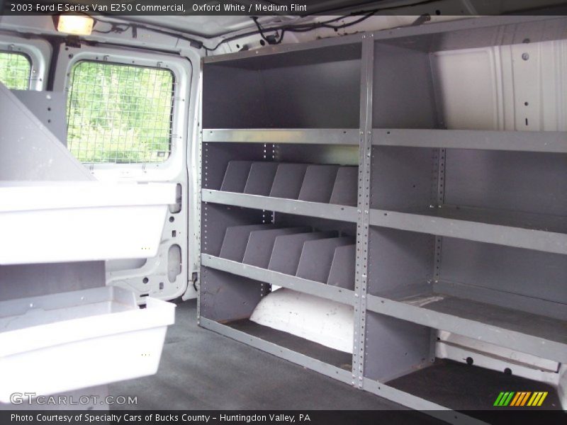 Oxford White / Medium Flint 2003 Ford E Series Van E250 Commercial